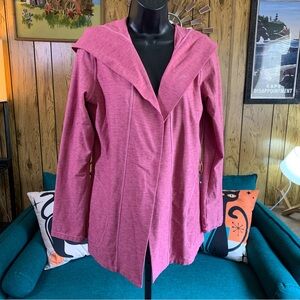 Cozy Orange Soft & Stretchy Cardigan Style Workout Jacket